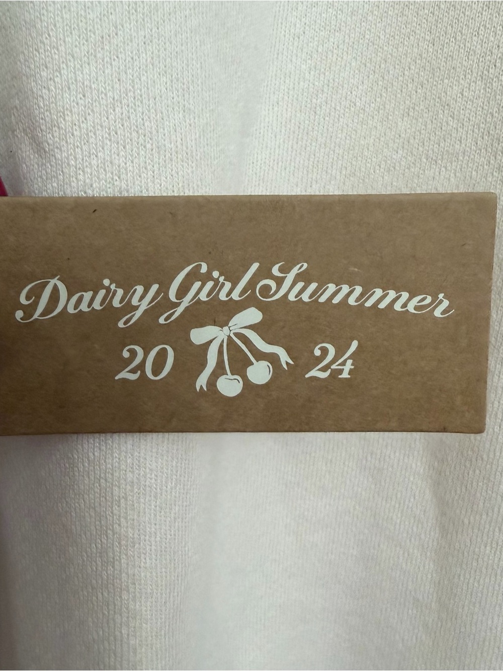Dairy Boy NWT Dairy Girl Summer Crewneck Sweatshirt Cherry Size XL 100% Cotton - Picture 3 of 8